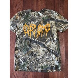 Ruston Kelly Dirt Emo Camo Tee Realtree APX Orange Graphic T-Shirt Large NWOT